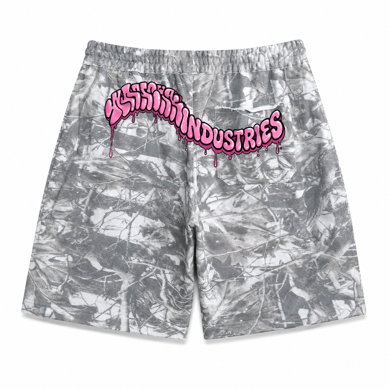 Unisex Heavyweight 100% Cotton French Terry Camo Shorts (400GSM)