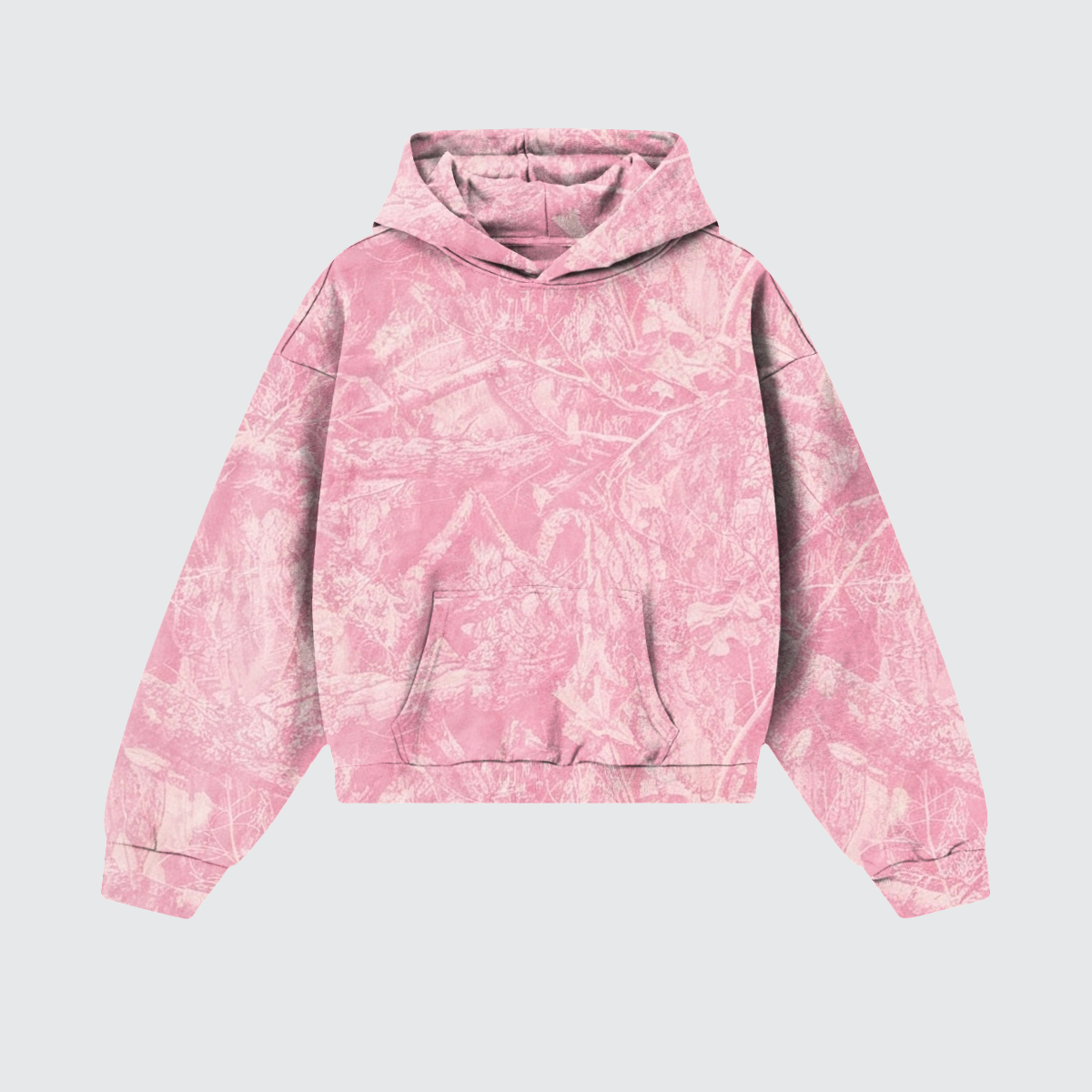 Unisex Heavyweight Camo Fleece Hoodie（360GSM）