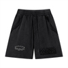 Unisex Vintage Wash Raw Edge Shorts
