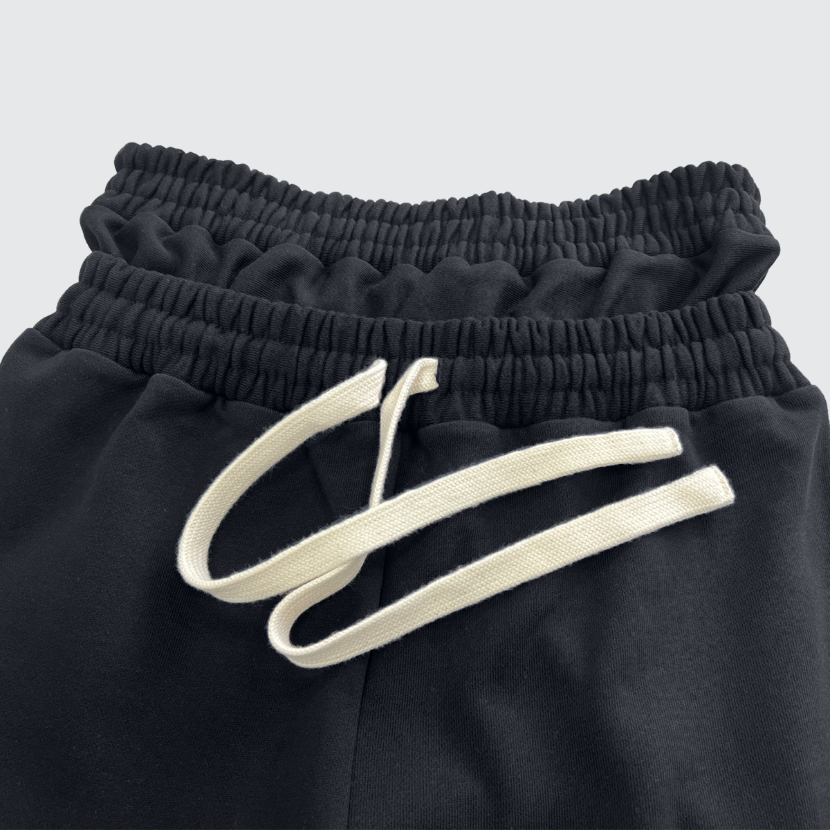 Unisex Heavyweight Double Waist Cotton French Terry Wide-Leg Sweatpants (420GSM)
