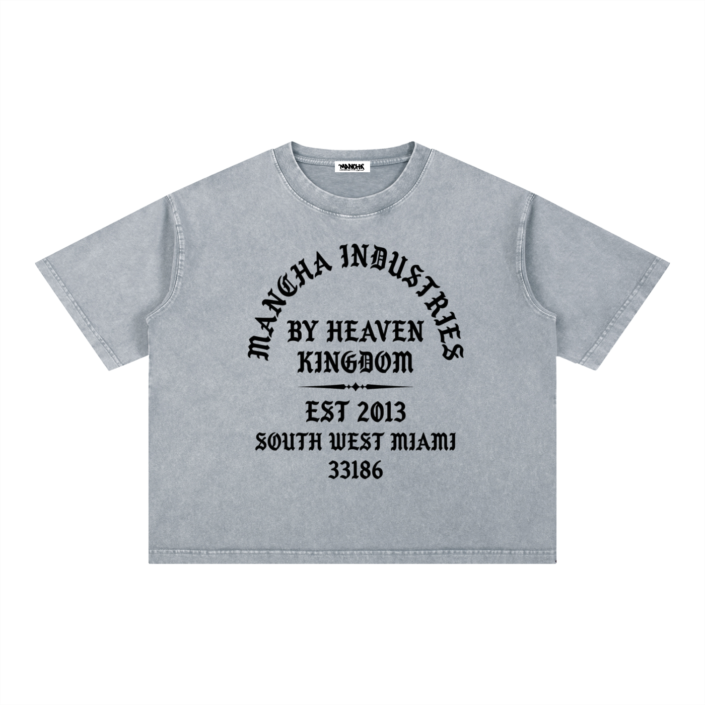 Mineral Wash Boxy Cotton T-Shirt