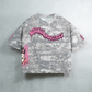 Unisex Heavyweight Cropped Camouflage Tree Print T-Shirt (270GSM)