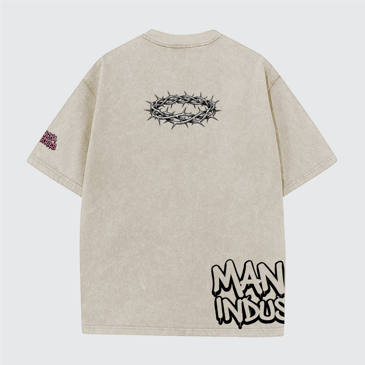 Unisex Vintage Snow Wash Cotton T-Shirt (230GSM)