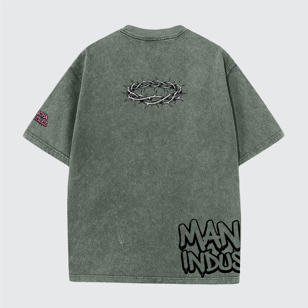 Unisex Vintage Snow Wash Cotton T-Shirt (230GSM)