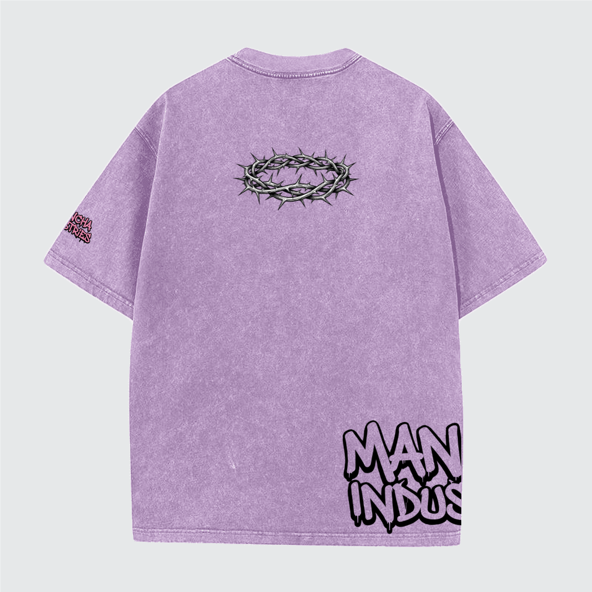 Unisex Vintage Snow Wash Cotton T-Shirt (230GSM)