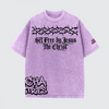 Unisex Vintage Snow Wash Cotton T-Shirt (230GSM)
