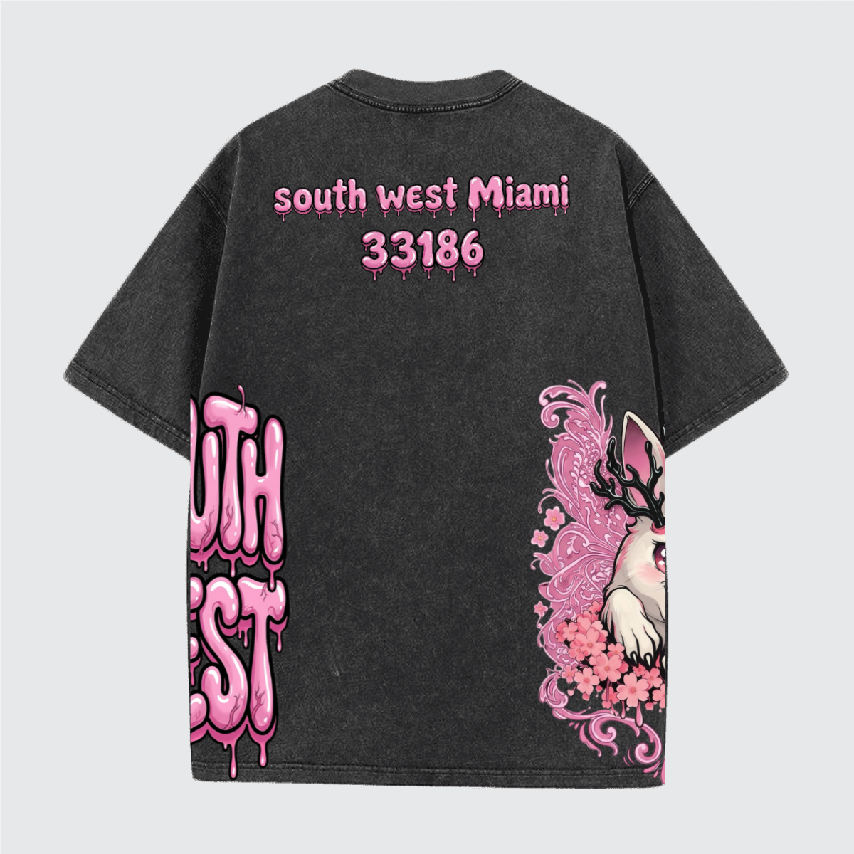 Unisex Vintage Snow Wash Cotton T-Shirt (230GSM)