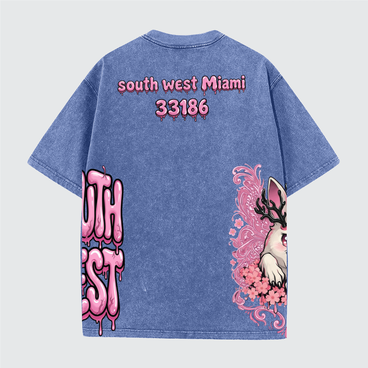 Unisex Vintage Snow Wash Cotton T-Shirt (230GSM)