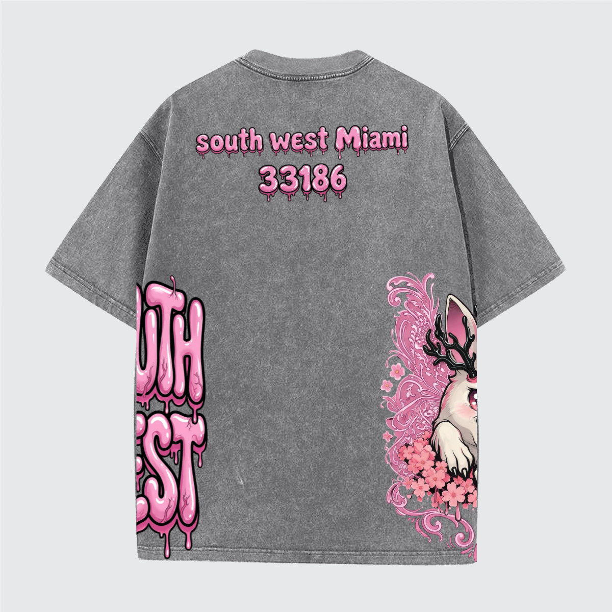 Unisex Vintage Snow Wash Cotton T-Shirt (230GSM)