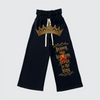 Unisex Heavyweight Double Waist Cotton French Terry Wide-Leg Sweatpants (420GSM)