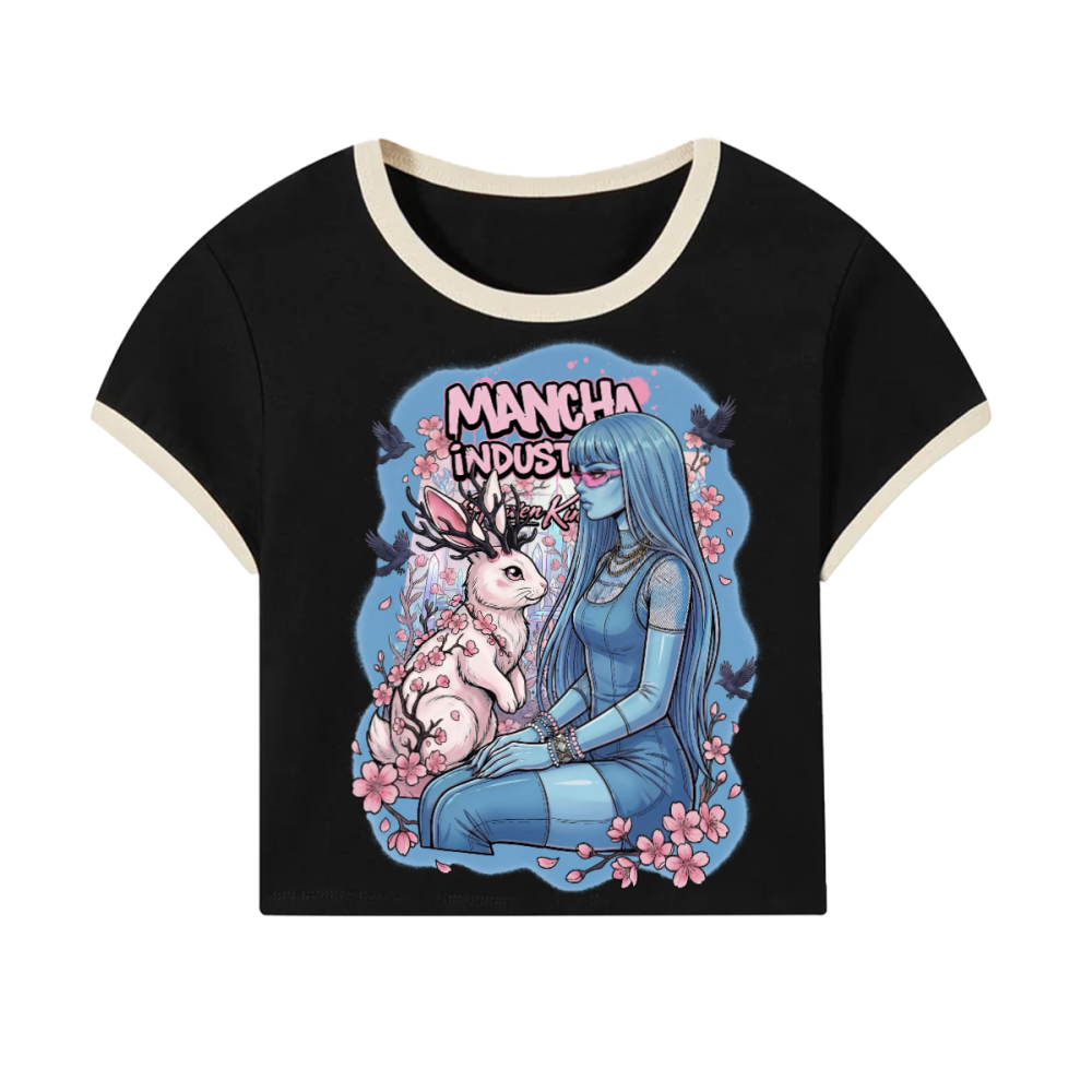Core Baby Tee Color Ribbing(200GSM)