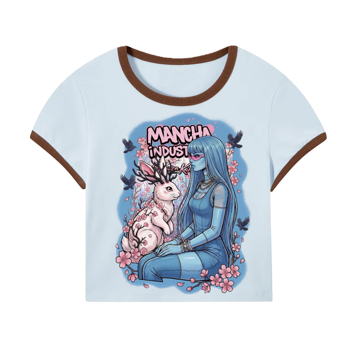 Core Baby Tee Color Ribbing(200GSM)