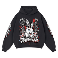 Unisex Cropped Drop Shoulder Heavyweight Oversized Hoodie(460GSM)