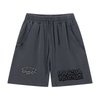 Unisex Vintage Wash Raw Edge Shorts