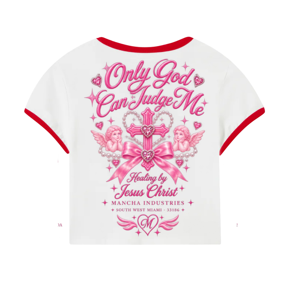 Core Baby Tee Color Ribbing(200GSM)