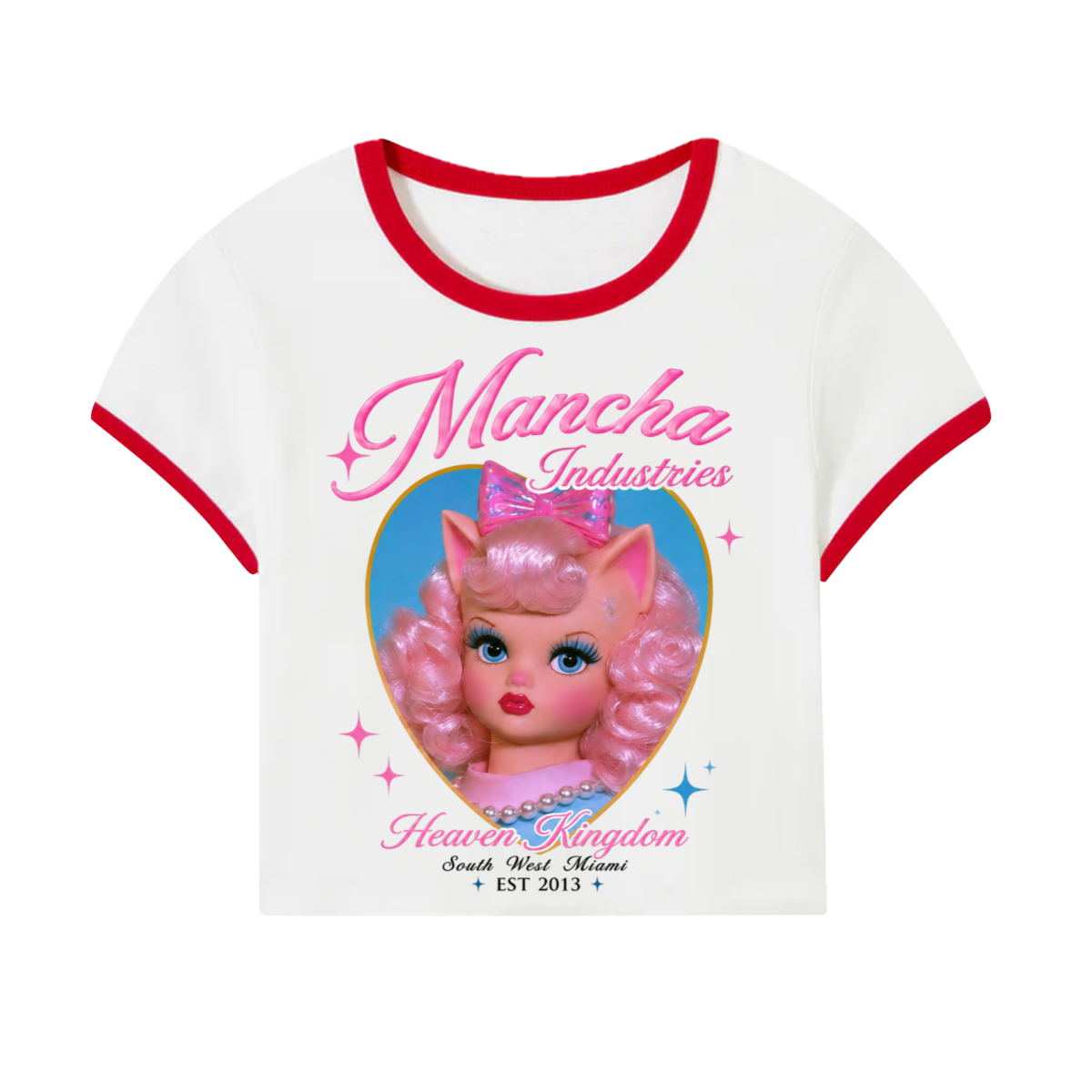 Core Baby Tee Color Ribbing(200GSM)