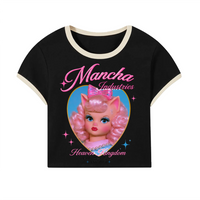 Core Baby Tee Color Ribbing(200GSM)