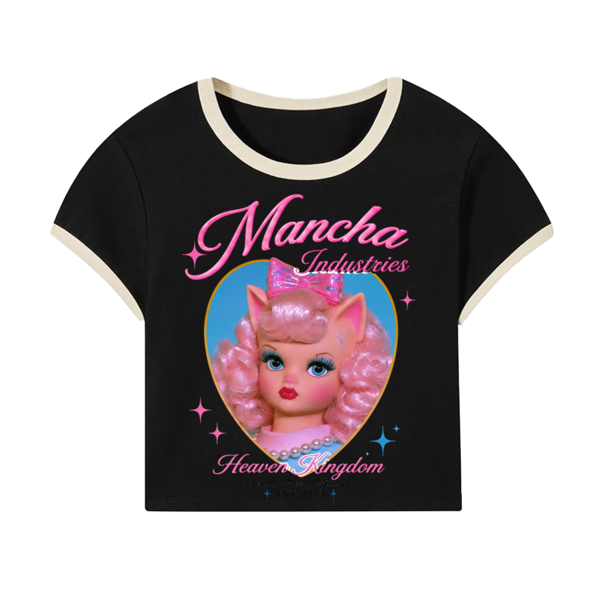 Core Baby Tee Color Ribbing(200GSM)