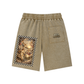 Mineral Wash Waffle Knit Shorts