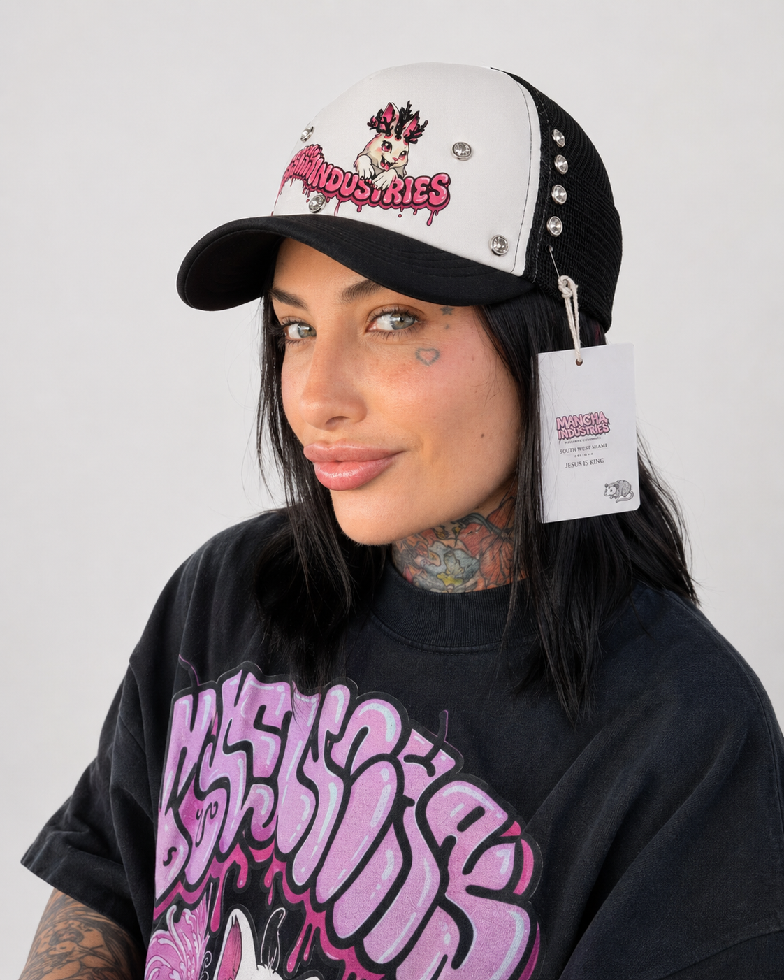 Colorblock Trucker Hat