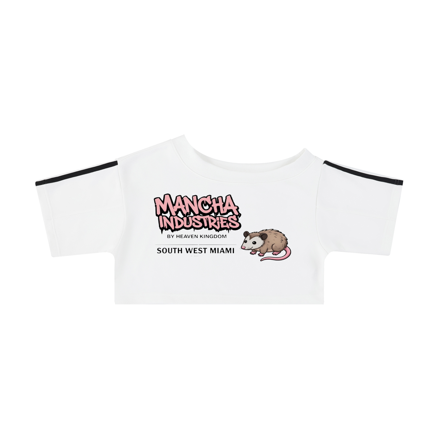 Women's Off-the-Shoulder Crop T-Shirt
