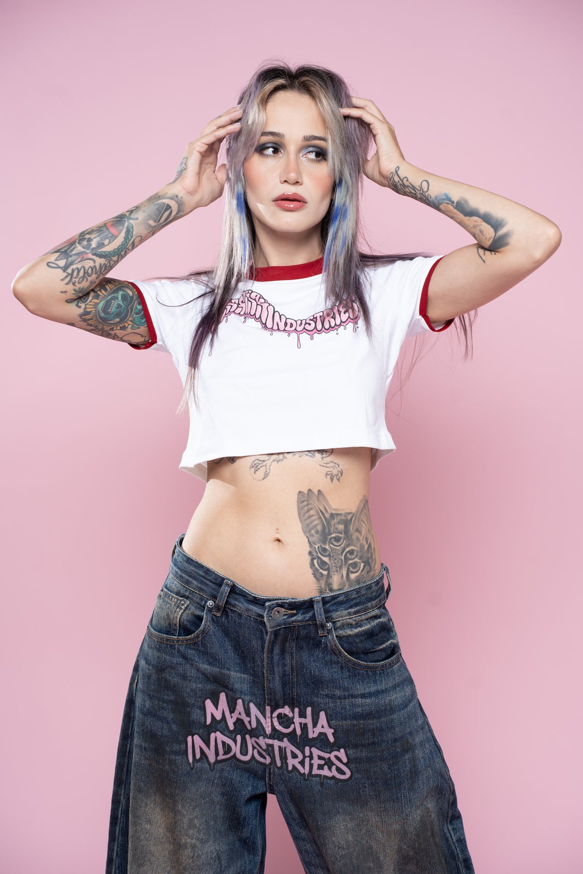 Core Baby Tee Color Ribbing(200GSM)