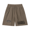Unisex Vintage Wash Raw Edge Shorts