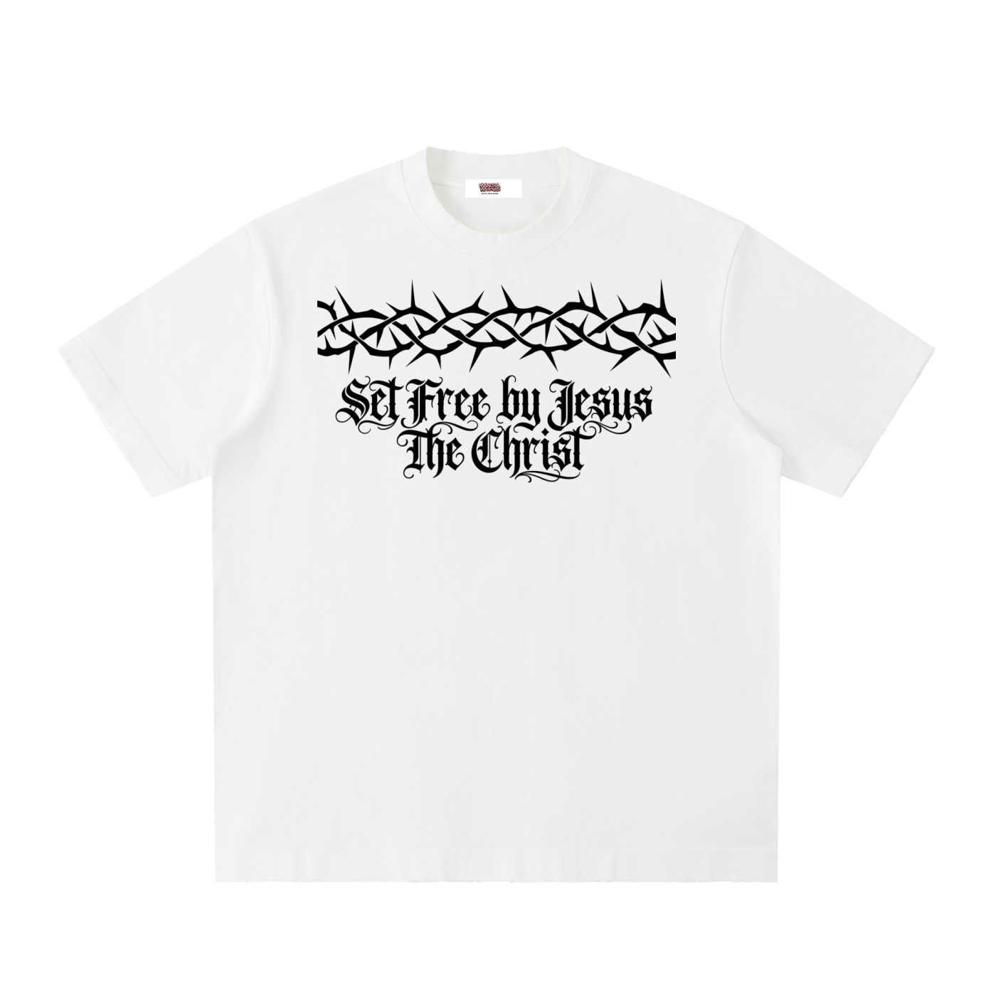 Heavyweight Vintage Washed Frayed T-Shirt