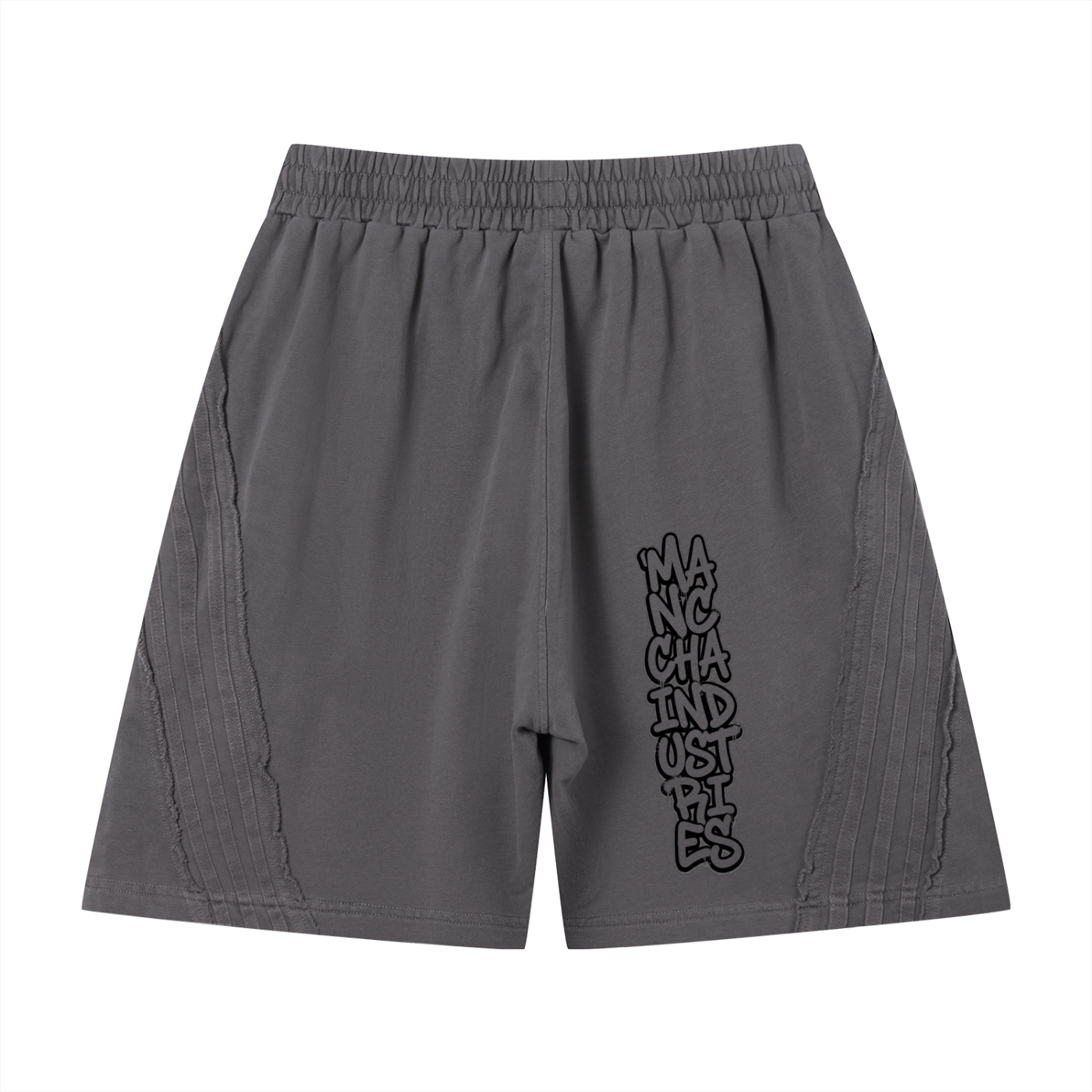 Unisex Vintage Wash Raw Edge Shorts