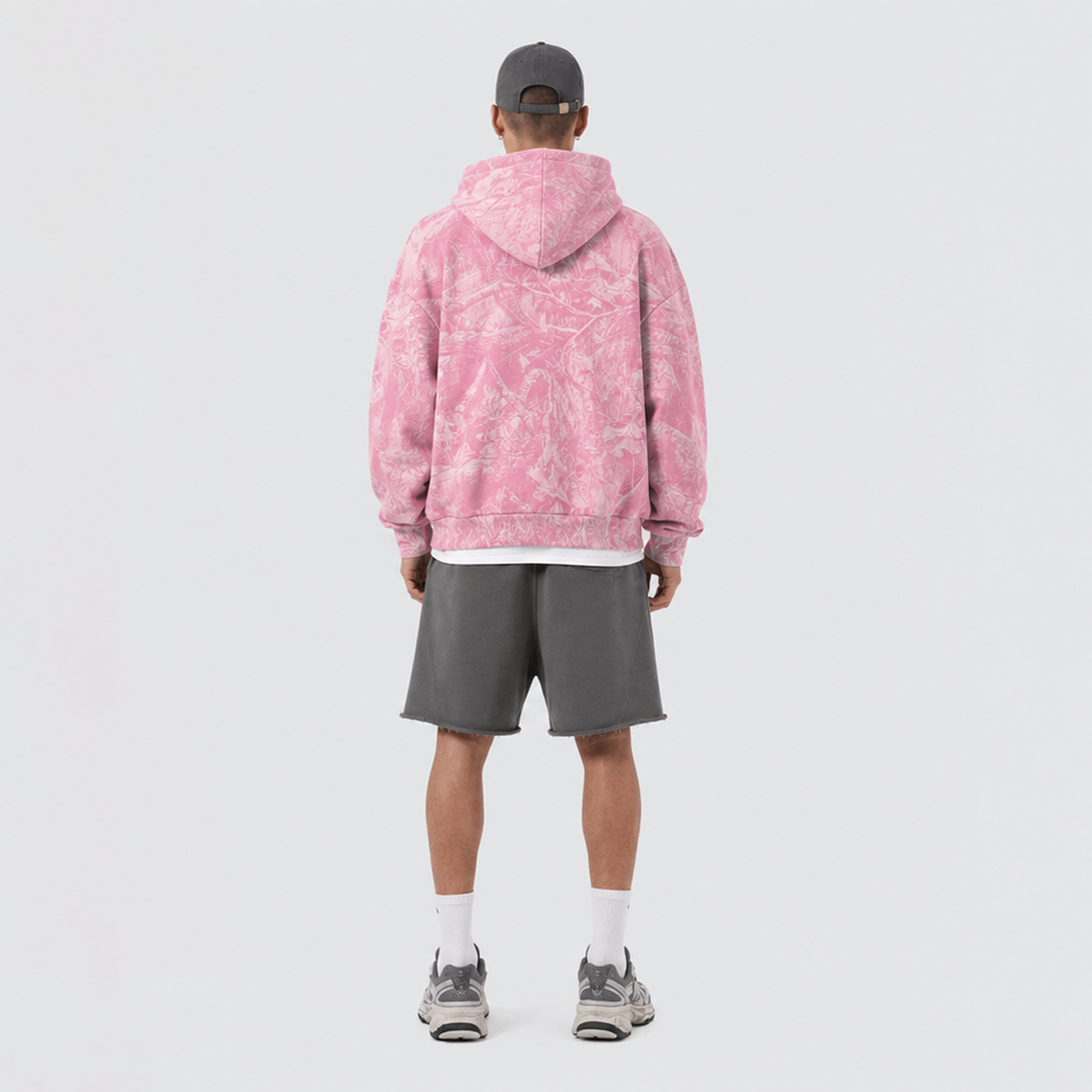Unisex Heavyweight Camo Fleece Hoodie（360GSM）